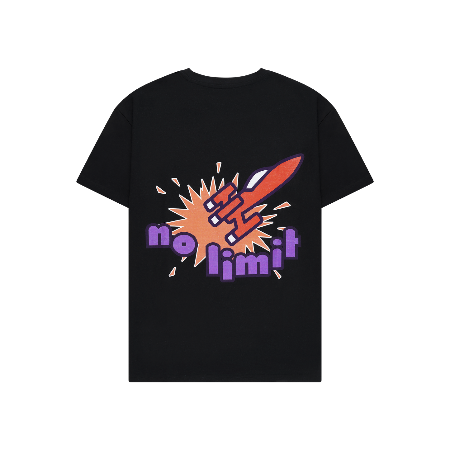 'No Limit' T-Shirt Black
